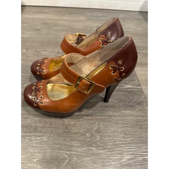 Micheal Kors‎ Baby Doll Platform Heels, Womens Size 7.5 - Picture 2 of 5